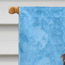 Load image into Gallery viewer, Schnauzer Flag Canvas House Size