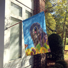 Load image into Gallery viewer, Bergamasco Sheepdog Flag Canvas House Size