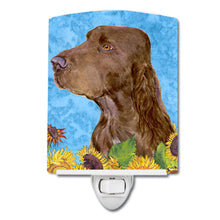 Load image into Gallery viewer, Field Spaniel in Summer Flowers Ceramic Night Light SS4159CNL