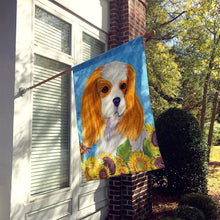 Load image into Gallery viewer, Cavalier Spaniel Flag Canvas House Size