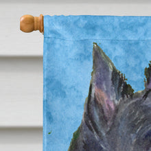 Load image into Gallery viewer, Scottish Terrier Flag Canvas House Size
