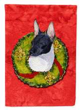 Load image into Gallery viewer, Rat Terrier Garden Flag – Decorative Outdoor Yard Flag