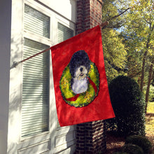 Load image into Gallery viewer, Portuguese Water Dog Flag Canvas House Size