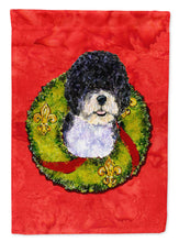 Load image into Gallery viewer, Portuguese Water Dog Flag Canvas House Size