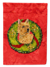 Load image into Gallery viewer, Norwich Terrier Flag Canvas House Size