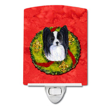 Load image into Gallery viewer, Papillon Cristmas Wreath Ceramic Night Light SS4192CNL