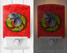 Load image into Gallery viewer, Irish Wolfhound Cristmas Wreath Ceramic Night Light SS4193CNL