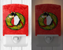 Load image into Gallery viewer, Basenji Cristmas Wreath Ceramic Night Light SS4201CNL