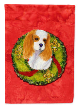 Load image into Gallery viewer, Cavalier Spaniel Flag Canvas House Size