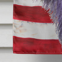 Load image into Gallery viewer, USA American Flag with Skye Terrier Flag Canvas House Size