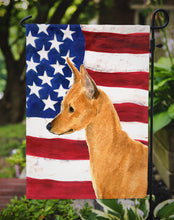 Load image into Gallery viewer, USA American Flag with Min Pin Garden Flag – Decorative Outdoor Yard Flag