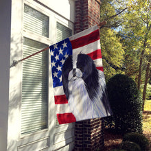Load image into Gallery viewer, USA American Flag with Japanese Chin Flag Canvas House Size
