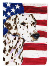 Load image into Gallery viewer, USA American Flag with Dalmatian Garden Flag – Decorative Outdoor Yard Flag
