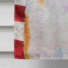 Load image into Gallery viewer, USA American Flag with Collie Smooth Flag Canvas House Size