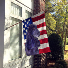 Load image into Gallery viewer, USA American Flag with Cocker Spaniel Flag Canvas House Size