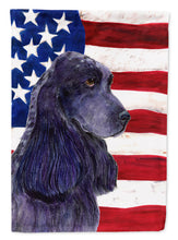 Load image into Gallery viewer, USA American Flag with Cocker Spaniel Garden Flag – Decorative Outdoor Yard Flag