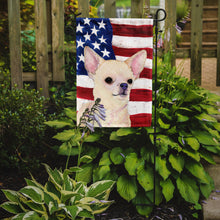Load image into Gallery viewer, USA American Flag with Chihuahua Garden Flag – Decorative Outdoor Yard Flag