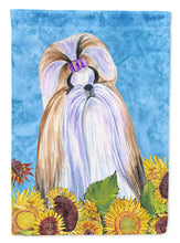 Load image into Gallery viewer, Shih Tzu Garden Flag – Decorative Outdoor Yard Flag