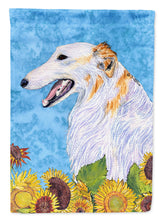 Load image into Gallery viewer, Borzoi Flag Canvas House Size