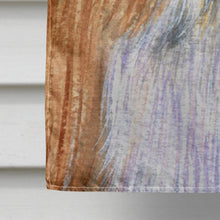 Load image into Gallery viewer, USA American Flag with Bearded Collie Flag Canvas House Size