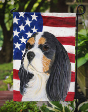 Load image into Gallery viewer, USA American Flag with Cavalier Spaniel Garden Flag – Decorative Outdoor Yard Flag