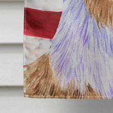 Load image into Gallery viewer, USA American Flag with Australian Shepherd Flag Canvas House Size