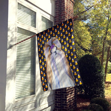 Load image into Gallery viewer, Shih Tzu Candy Corn Halloween Portrait Flag Canvas House Size