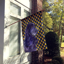 Load image into Gallery viewer, Cocker Spaniel Candy Corn Halloween Portrait Flag Canvas House Size