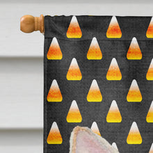 Load image into Gallery viewer, Chihuahua Candy Corn Halloween Portrait Flag Canvas House Size