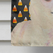 Load image into Gallery viewer, Chihuahua Candy Corn Halloween Portrait Flag Canvas House Size
