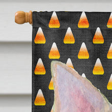 Load image into Gallery viewer, Chihuahua Candy Corn Halloween Portrait Flag Canvas House Size