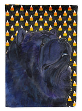 Load image into Gallery viewer, Chow Chow Candy Corn Halloween Portrait Flag Canvas House Size