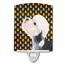 Load image into Gallery viewer, Dandie Dinmont Terrier Candy Corn Halloween Portrait Ceramic Night Light SS4296CNL