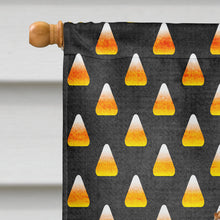 Load image into Gallery viewer, Jack Russell Terrier Candy Corn Halloween Portrait Flag Canvas House Size