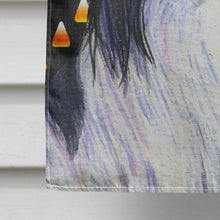 Load image into Gallery viewer, Papillon Candy Corn Halloween Portrait Flag Canvas House Size