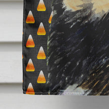 Load image into Gallery viewer, Tibetan Mastiff Candy Corn Halloween Portrait Flag Canvas House Size