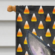 Load image into Gallery viewer, Chihuahua Candy Corn Halloween Portrait Flag Canvas House Size