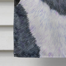 Load image into Gallery viewer, Akita Candy Corn Halloween Portrait Flag Canvas House Size