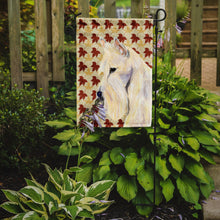 Load image into Gallery viewer, Scottish Terrier Wheaten Fall Leaves Portrait Garden Flag – Decorative Outdoor Yard Flag
