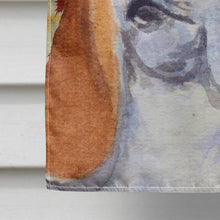 Load image into Gallery viewer, Bulldog English Fall Leaves Portrait Flag Canvas House Size