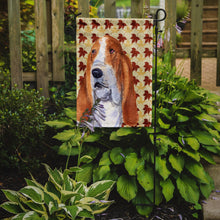 Load image into Gallery viewer, Bulldog English Fall Leaves Portrait Garden Flag – Decorative Outdoor Yard Flag