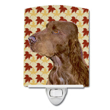 Load image into Gallery viewer, Field Spaniel Fall Leaves Portrait Ceramic Night Light SS4331CNL