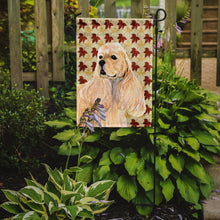 Load image into Gallery viewer, Cocker Spaniel Fall Leaves Portrait Garden Flag – Decorative Outdoor Yard Flag