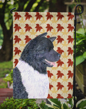 Load image into Gallery viewer, Akita Fall Leaves Portrait Garden Flag – Decorative Outdoor Yard Flag
