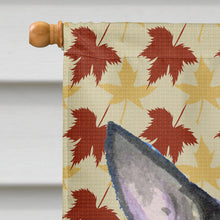 Load image into Gallery viewer, Chihuahua Fall Leaves Portrait Flag Canvas House Size