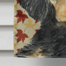 Load image into Gallery viewer, Gordon Setter Fall Leaves Portrait Flag Canvas House Size