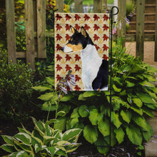 Load image into Gallery viewer, Basenji Fall Leaves Portrait Garden Flag – Decorative Outdoor Yard Flag