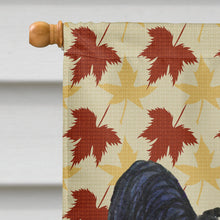 Load image into Gallery viewer, Papillon Fall Leaves Portrait Flag Canvas House Size