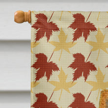 Load image into Gallery viewer, Chow Chow Fall Leaves Portrait Flag Canvas House Size