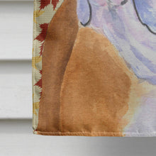 Load image into Gallery viewer, Bulldog English Fall Leaves Portrait Flag Canvas House Size